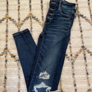 High rise jegging
